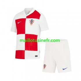 Maillot de Foot Croatie Domicile UEFA EURO 2024 - Enfant